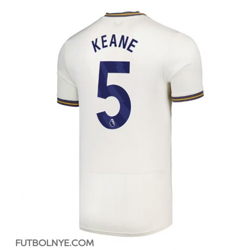 Camiseta Everton Michael Keane #5 Tercera Equipación 2024-25 manga corta